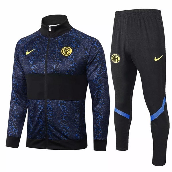 Trainingsanzug Inter Milan 2020-21 Blau Schwarz